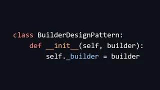 Builder Design Pattern Code Example