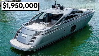 Rooster Tail Envy 💨🤯 SUPER FAST $1.95M 2015 Pershing 70′ Luxury Yacht Tour
