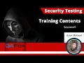 Security Testing - Training Contents
