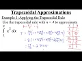 6 5 1 Trapezoidal Approximations Trapezoidal Rule