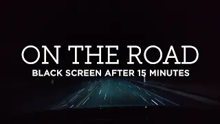 White Noise CAR RIDE SOUND 10 Hours Sleep Meditation Studying and Relaxation Black Screen