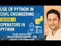 AI Python Operators in Civil Engineering Session 3