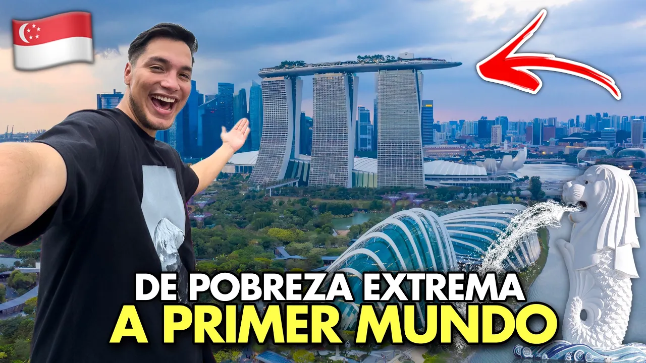 ¡LLEGAMOS a SINGAPUR! 🇸🇬😱 El país más RICO de ASIA