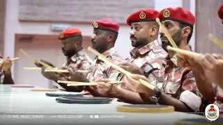 استعداد فرقة موسيقى الجيش السلطاني الع ماني للمشاركة في المسابقة العالمية باسكتلندا 