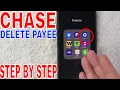 How To Delete Chase Bill Pay Payee