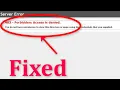 How To Fix Server Error 403 - Forbidden Access Is Denied Error On Google Chrome