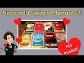 Nintendo Switch Manuals Booklets for Your Switch Games