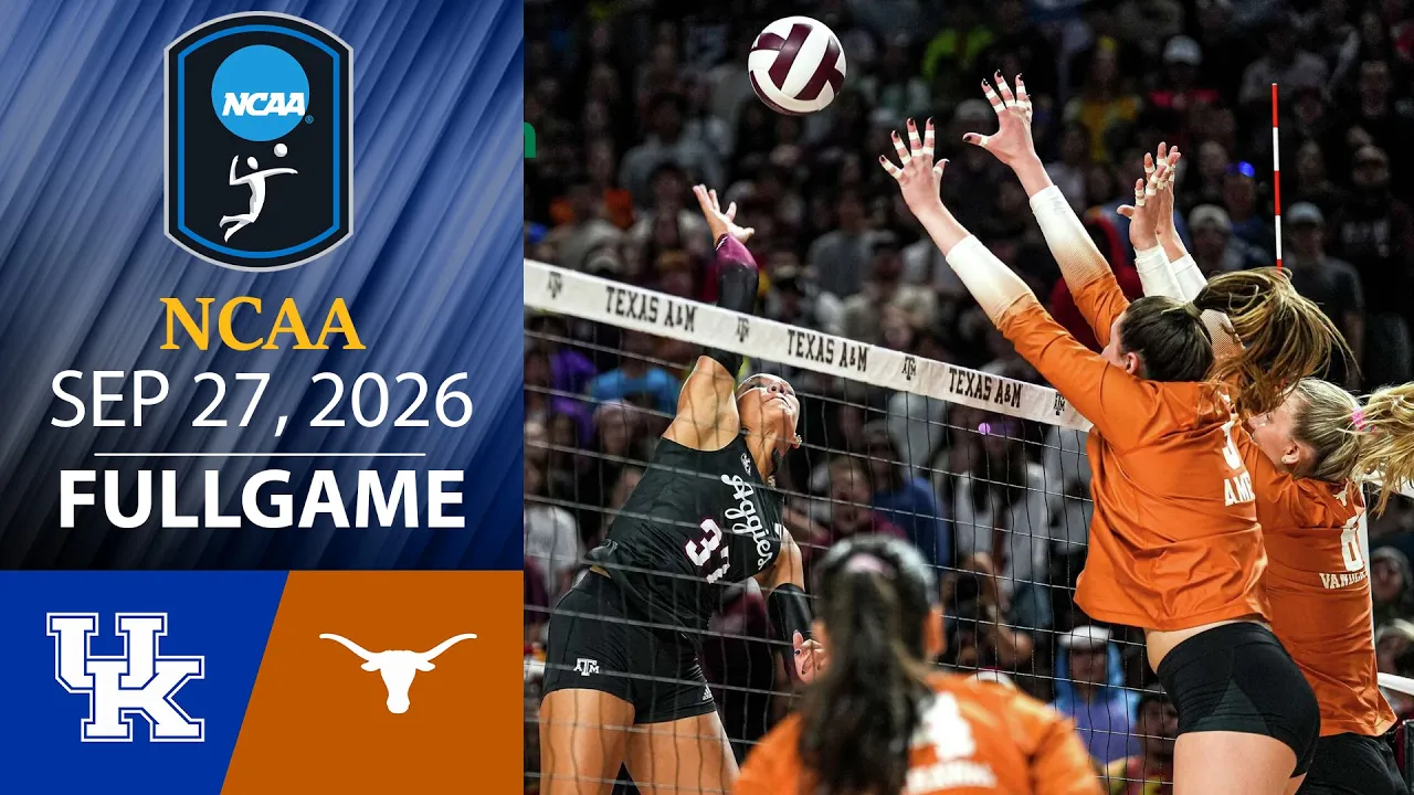 Texas vs Kentucky FULL GAME Sep 27, 2026 | NCAA Women's Volleyball 2026