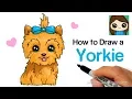 How to Draw a Yorkie Easy JoJo Siwa s BowBow