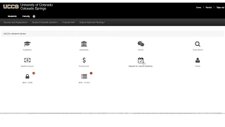 UCCS Orientation - myUCCS Portal Overview