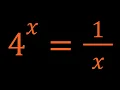 Solving An Exponential with Lambert s W