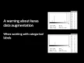 150 - Warning about keras data augmentation when working with categorical labels
