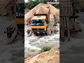 Download Lagu Truk Oleng Dump Truck Muat Pasir Aksi Menyebrangi Sungai !! #trukoleng #dumptruck #truck