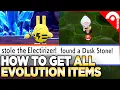 How to Get All Evolution Items in Pokemon Brilliant Diamond Shining Pearl