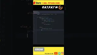 How To Check Leap Year With Python Code With Harshit