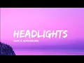 Download Lagu Alan Walker \u0026 Alok - Headlights | Ft.KIDDO | [ Slowed + Reverb ] | (Lyrics)