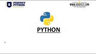 Perfect Python from Edufect The best way to learn Python