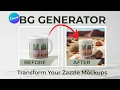 Quick Easy Zazzle Mockups with Canva BG Generator