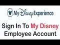 How to Sign in to My Disney Employee Account Disney Hub Employee Login