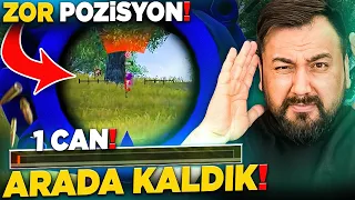 RAKİPLERİ FAZLA HAFİFE ALDIK!! 1 CAN İLE ARADA KALDIK!! | PUBG Mobile