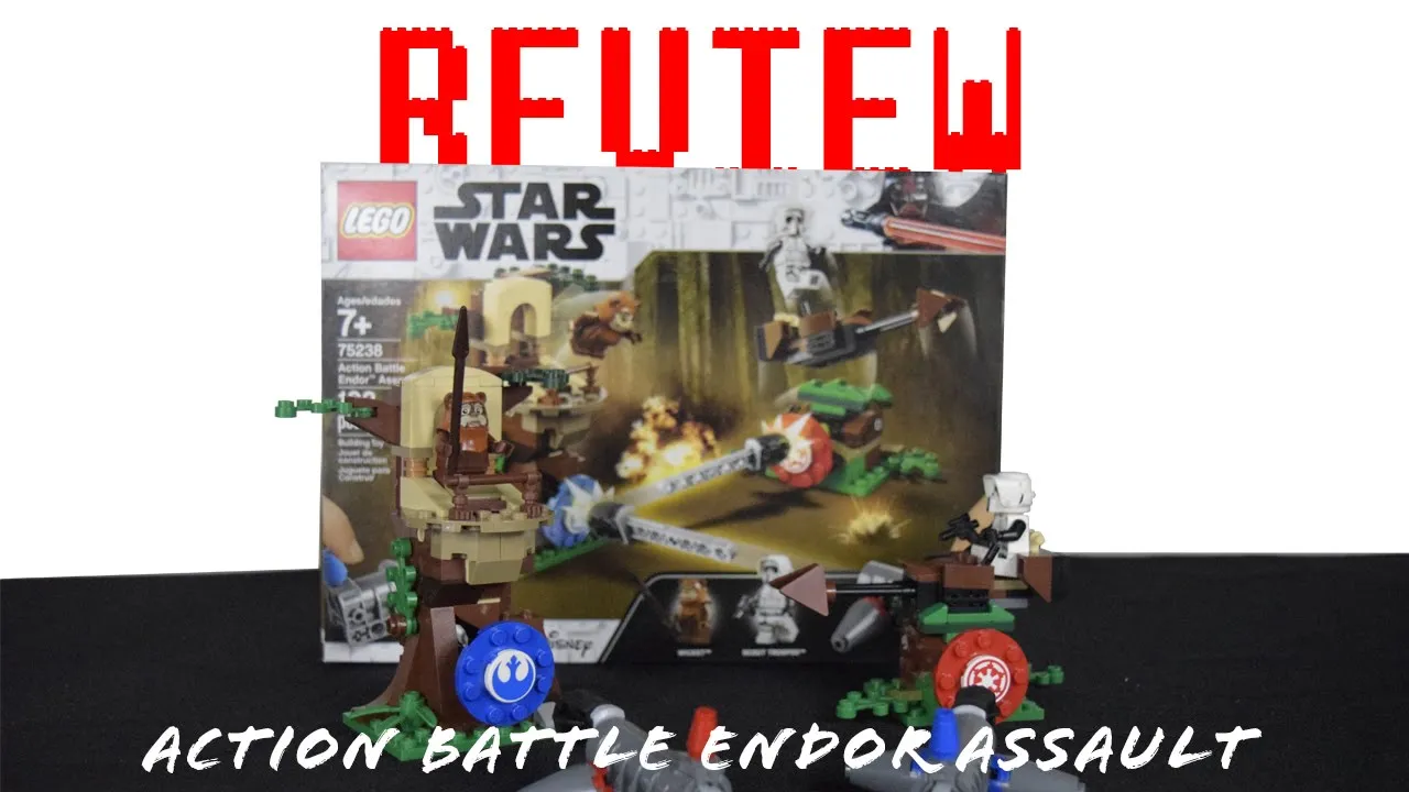 Lego Star Wars 75238 Action Battle Endor Assault Speed Build. 