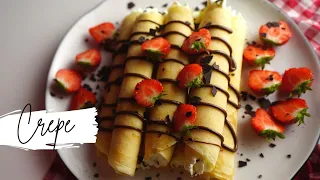 طريقه عمل الكريب الحلو أسهل طريقة بيحبها الصغار قبل الكبار 