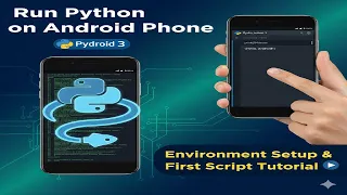 0 1 Run Python on Android Phone Pydroid 3 Environment Setup First Script Tutorial