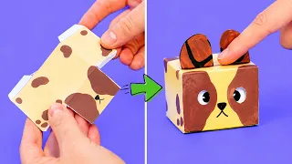 🐶 Que Fofo! 🥰 Vamos Fazer Animais com Papel! 🎨 Mais DIYs