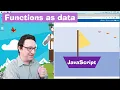 JavaScript tutorial Functions as data Arrow functions Coding course for beginners