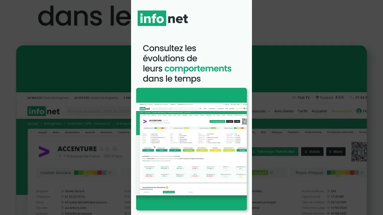 Vérifier les délais de paiement de ses clients sur infonet.fr