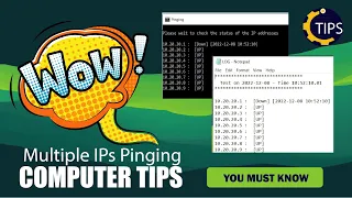 Ping Multiple IPs from Text file and Save Log file ittips