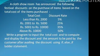 CLASS 9 COMPUTER APPLICATIONS CHAPTER 9 CONDITIONAL CONSTRUCT IN JAVA PART 3