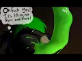 Furry get fat by slime filling a furry belly