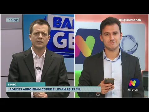 Ladrões arrombam cofre e levam R$25 mil em Timbó