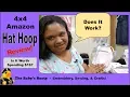 Hat Hoop for 4x4 embroidery machine review Amazon Embroidery Hat Hoop review