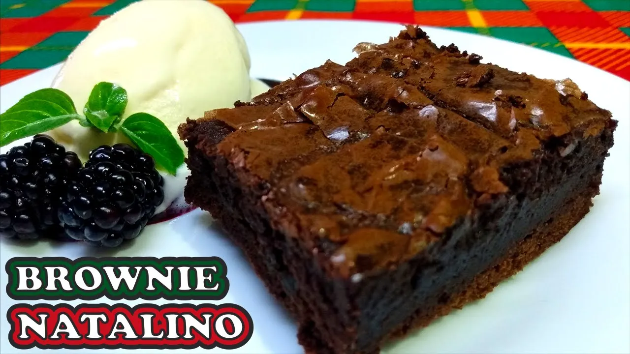 RECEITA DE BROWNIE, ÚMIDO POR DENTRO E COM CASQUINHA CROCANTE POR FORA! #SOBREMESADENATAL