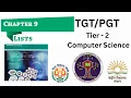 9 Lists in Python EMRS KVS NVS Tier-2 EXAM NCERT One-Shot