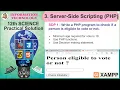 PHP SOP1 Server Side Scripting Check person eligible to vote