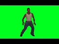 CJ dancing green screen