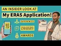 My ENTIRE ERAS Application for Residency w Experiences
