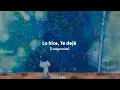 Lo hice, Te dejé - Daniel, Me estás matando [live session] ; letra