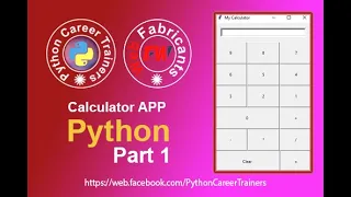Builder a simple Calculator App using Python Tkinter GUI Part 1