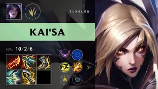 Kai Sa Jungle vs Lee Sin - EUW Master Patch 26 14