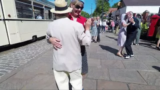 crich street dancing in 1940s style