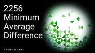 leetcode 2256 Minimum Average Difference