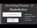 JRadioButton Checked or Not Java Swing Tutorials