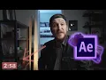 Two minutes - Easy countdown timer Aftereffects 2020 petermckinnon