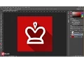 Easy Tutorial - How To Create Flat Long Shadow In Photoshop For Beginners