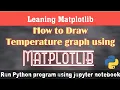 How to draw temperature graph through matplotlib