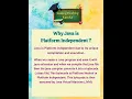 Why Java is Platform Independent Java Programming Tutorials for Beginners Coding Draft by Kanika